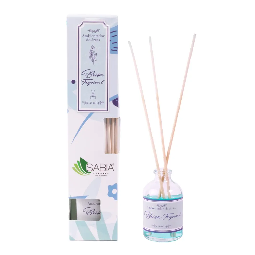 Aromatizante de Varitas Brisa Tropical Apto para Lavado en Frío
