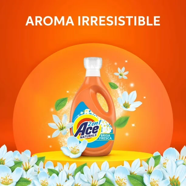 Concentrado Premium Ace Detergente 2 en 1 líquido 3 x 1,8 L