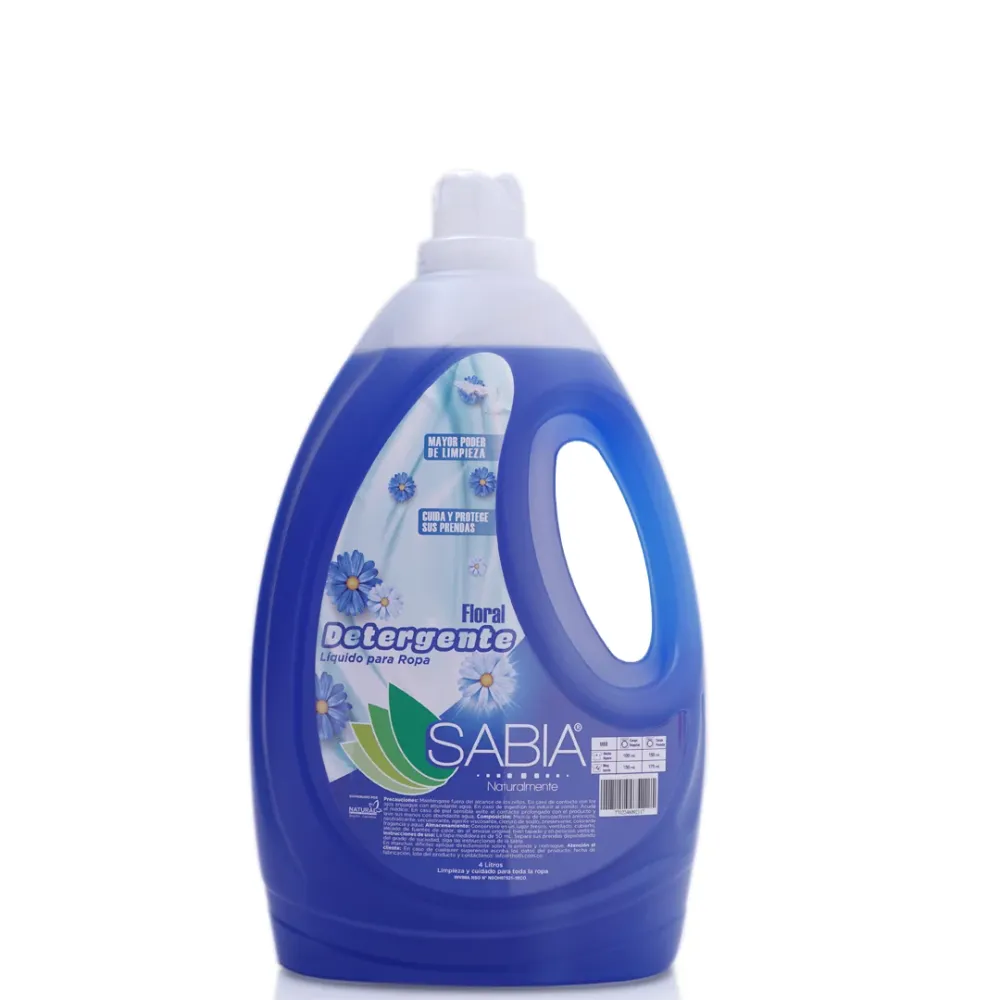 Detergente Líquido Para Ropa Floral 4 Litros en Cápsulas