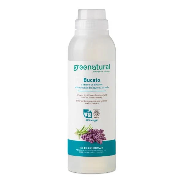 Detergente ropa lavanda lavadora y mano Greenatural 1 L con Protector UV