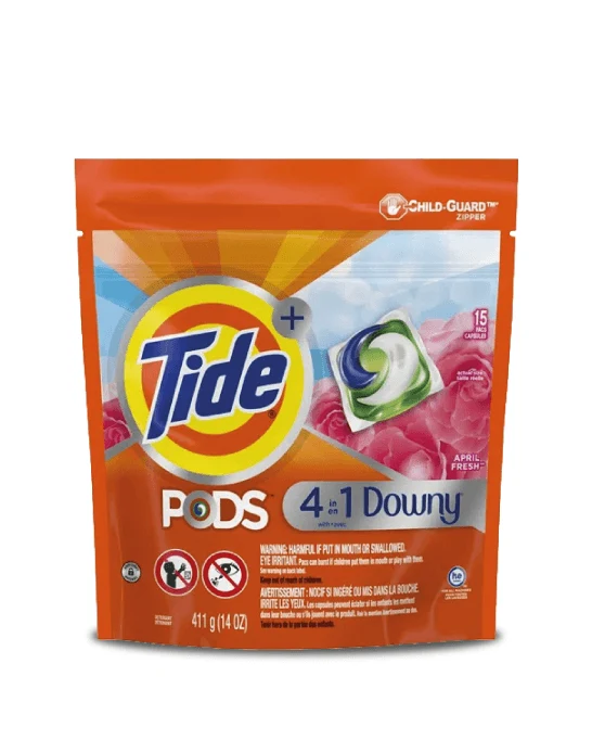 Enzimático Tide Pods Downy Detergente en cápsulas 15 unid
