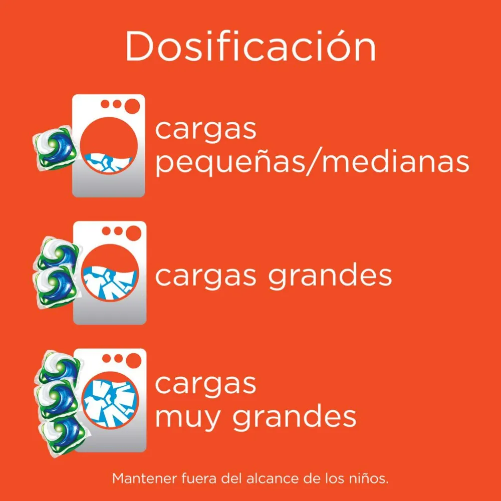 Enzimático Tide Pods Downy Detergente en cápsulas 15 unid