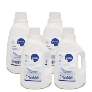Freemet Detergente liquido concentrado Sin Aroma 4 x 3 L en Cápsulas