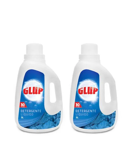 Glup Detergente liquido Eco 2 x 3 L