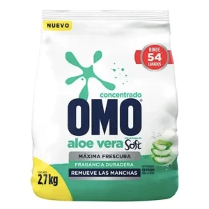 Omo Detergente Concentrado en polvo Aloe vera 2,7 kg