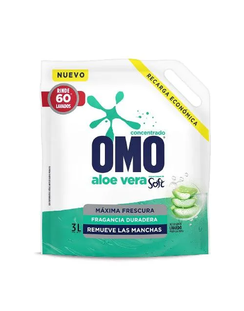 Omo Detergente liquido Matic Doypack con Tierno 3 L