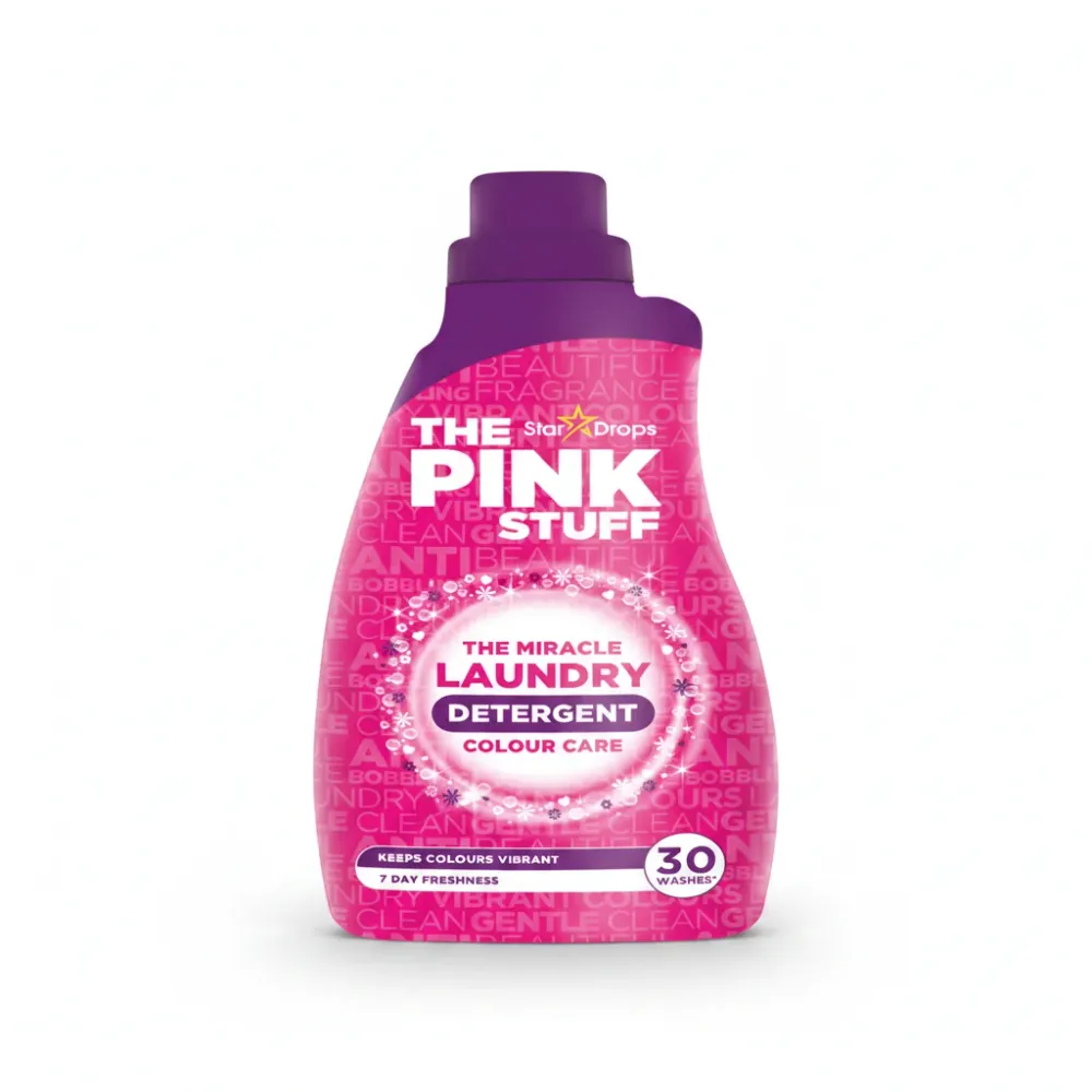 Profesional Detergente Líquido Ropa Color Concentrado Rosa Stuff 960 ml