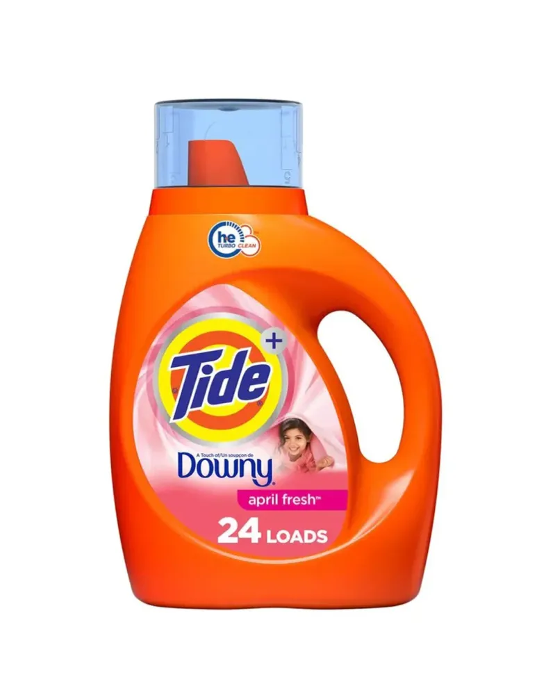 Tide Toque Downy Detergente liquido concentrado 1 L con Protector UV