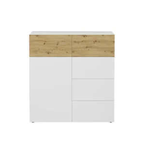 Buffet 1 puerta 5 cajones Belm 1 - L109 x H115 cm