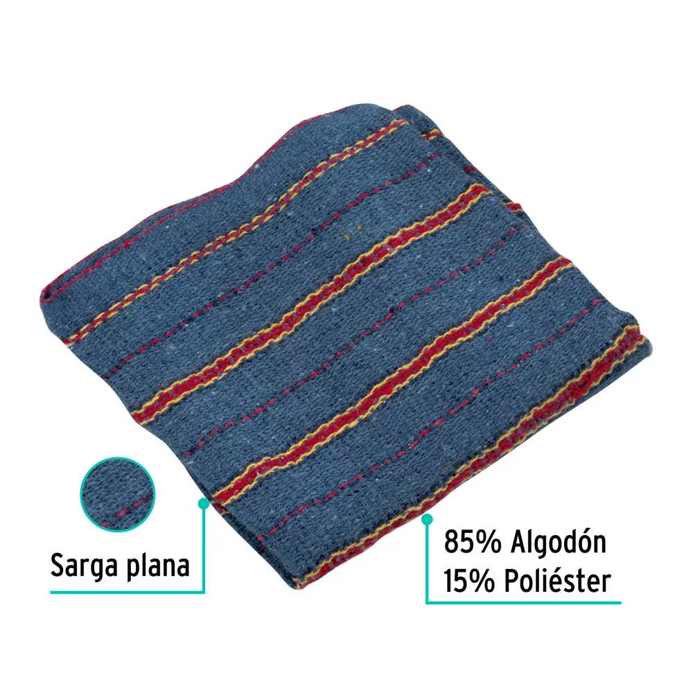Extensible Jerga plana de 1 m x 48 cm, gris