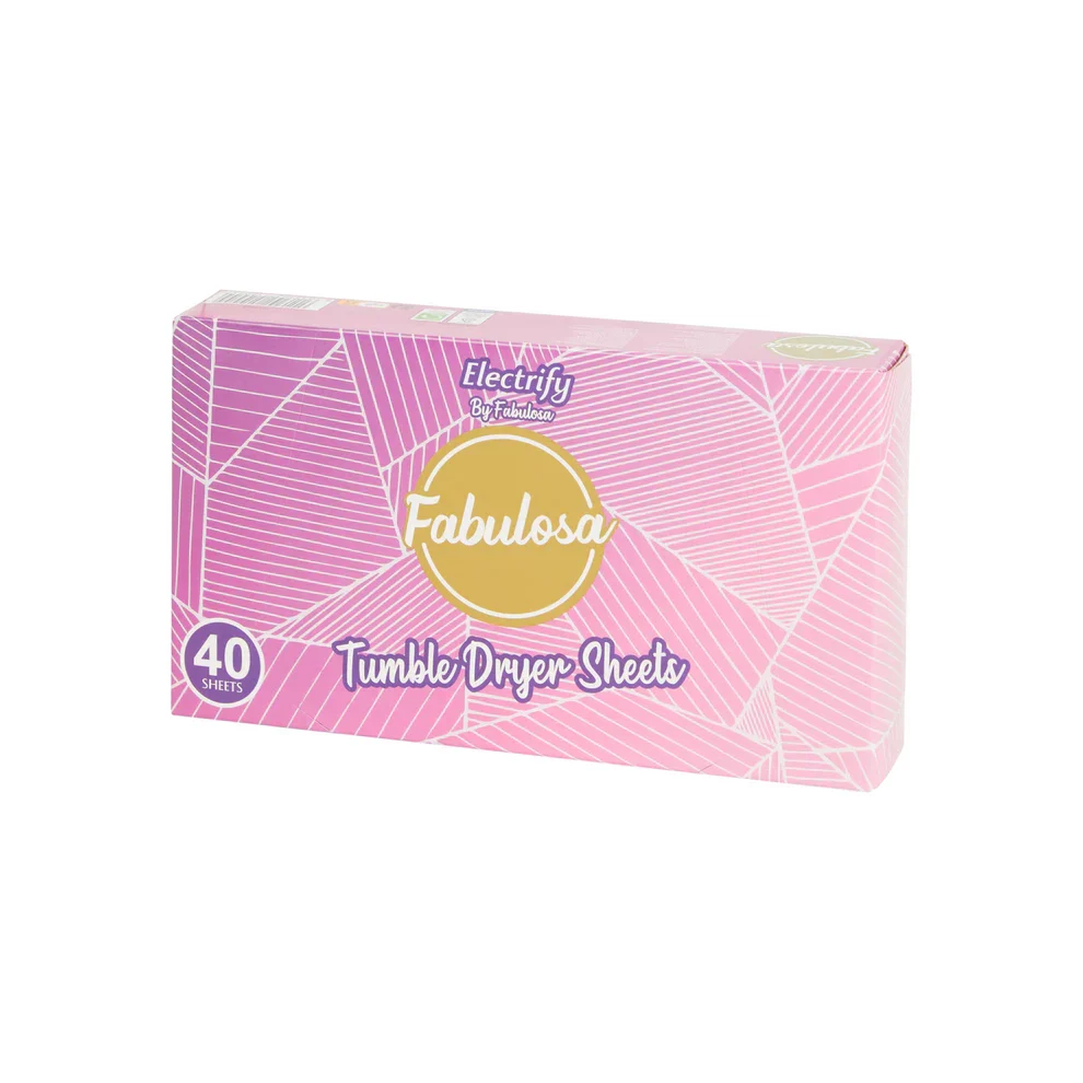 Antimanchas Fabulosa hojas para secadora Electrify 40 unidades
