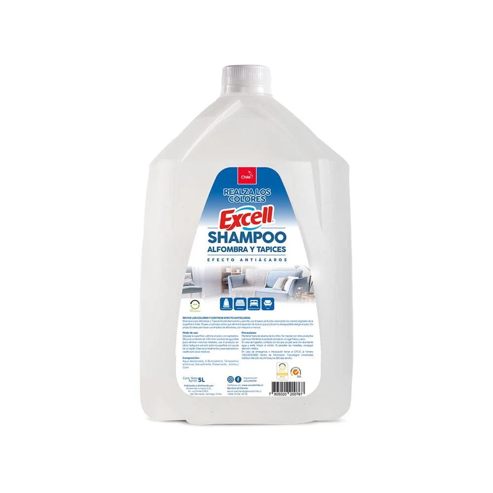 Ecológico Premium Shampoo Alfombra Alfomin Bidón 5 Lt