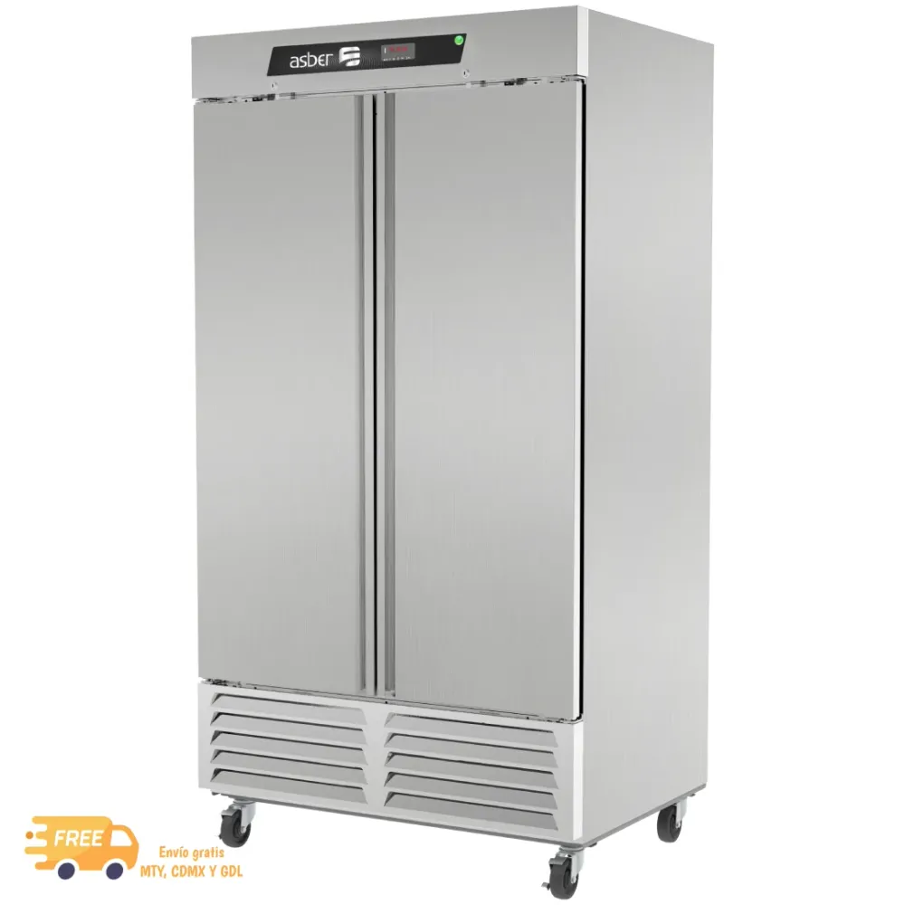 ASBER ARR-37-H HC Refrigerador 2 Puertas Sólidas 37 Pies Cúbicos