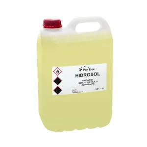 Aroma Limón Limpiador hidroalcohólico higienizante multiusos con pulverizador. Garrafa de 5L