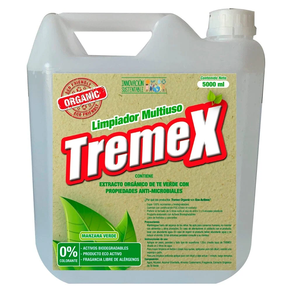 Concentrado Limpiador Multiuso Orgánico Ecoactivo 5 Lt
