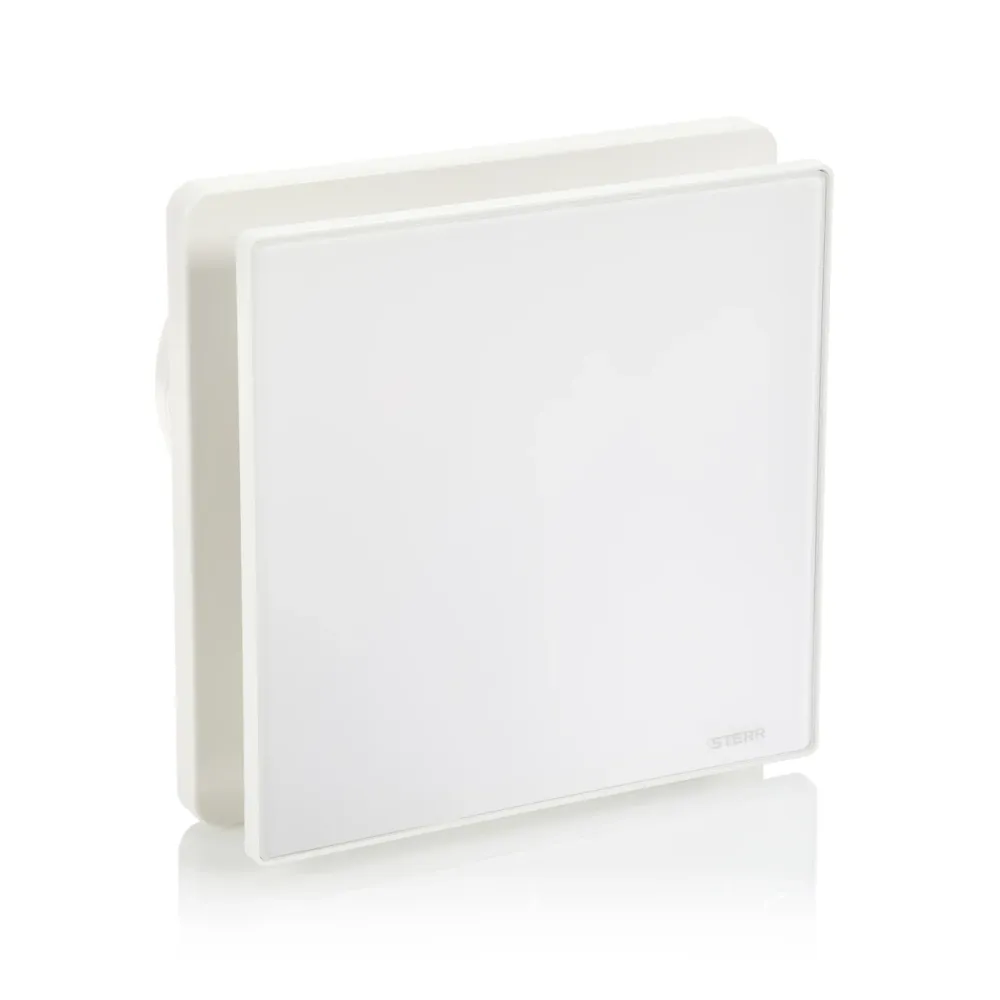 STERR BFS100-12V - 100 mm Extractor de Baño, 12 V AC, 90 m³/h, Blanco