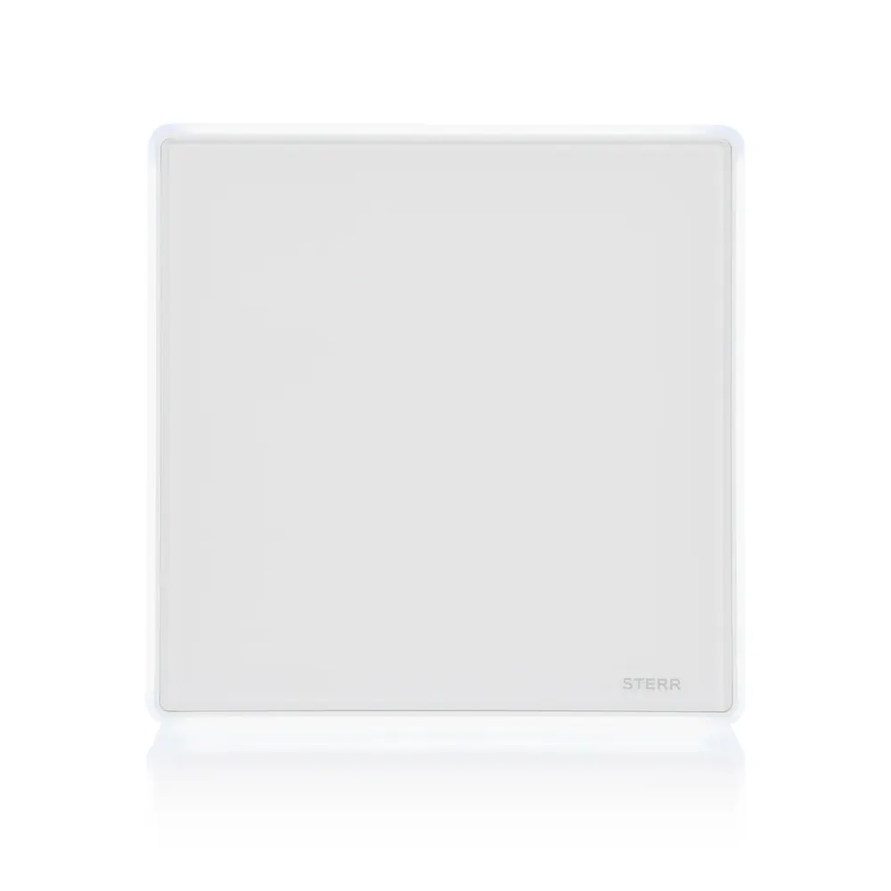 STERR BFS100L - 100 mm Extractor de Baño, LED, 90 m³/h, Blanco