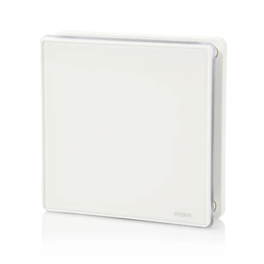 STERR BFS100L - 100 mm Extractor de Baño, LED, 90 m³/h, Blanco