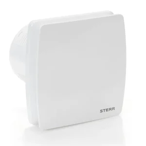 STERR LFS100-QM - 100 mm Extractor de Baño, con sensor de movimiento, 95 m³/h, Blanco