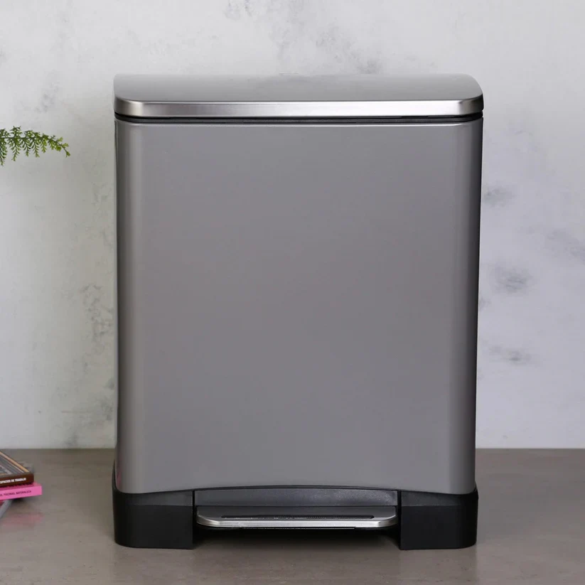 Basurero 20L Mullido Grey EKO