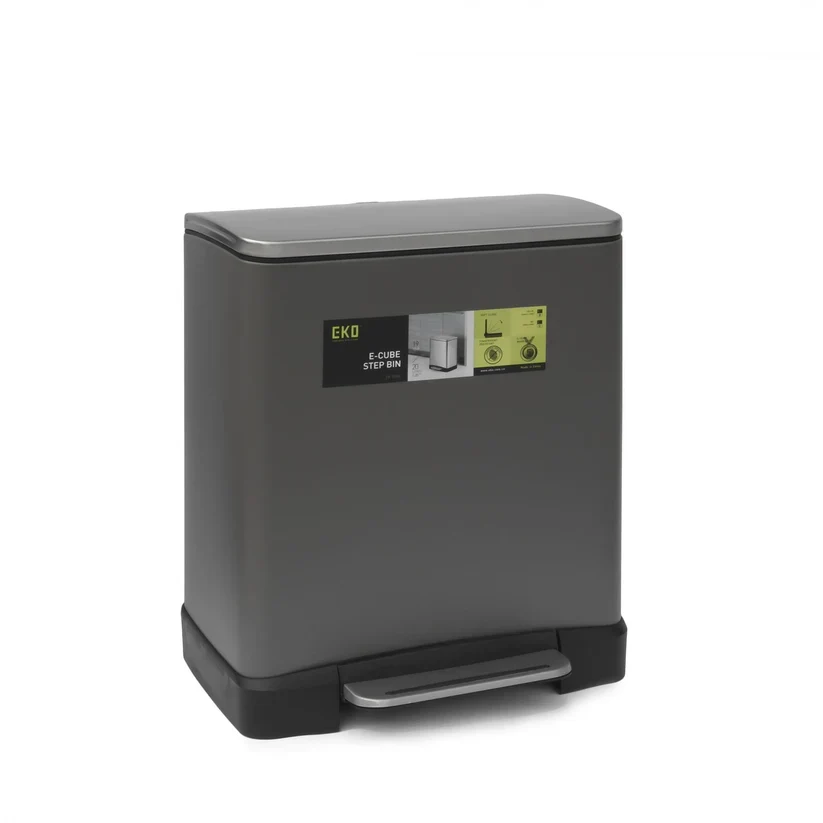 Basurero 20L Tierno Grey EKO (Certificado Ecológico)