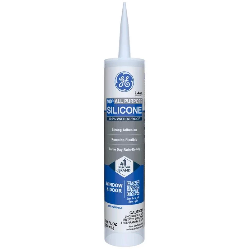 GE Silicone 1 Silicona transparente 1 Silicona multiuso 10,1 oz. (paquete de 12)