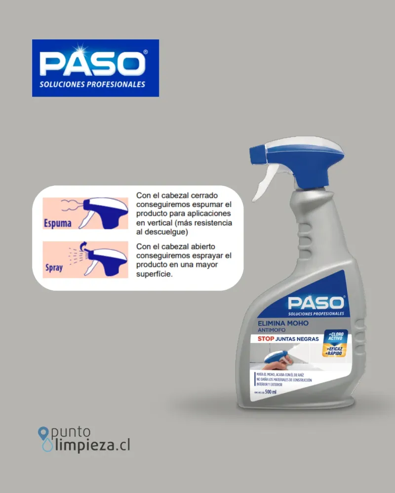 Paso Limpiador de Moho 500 cc (Certificado Ecológico)