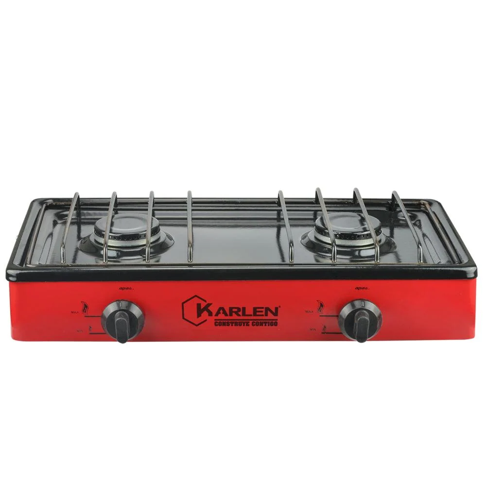 Parrilla De Gas Con 2 Quemadores 303 Diseño Compacto