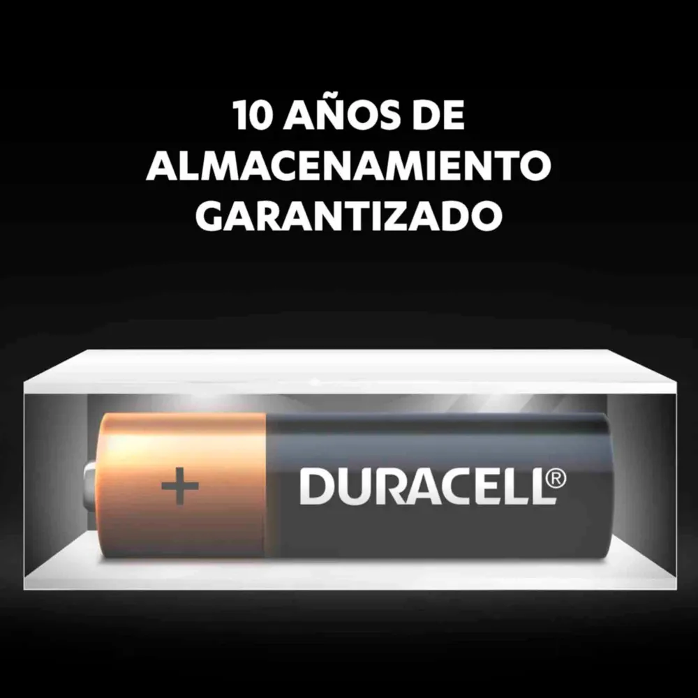 Baterí de 9V Duracell Pila Alcalina AAA Pack 12 Unidades Display