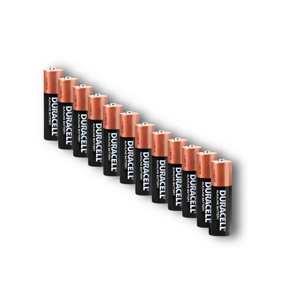 Baterí de 9V Duracell Pila Alcalina AAA Pack 12 Unidades Display