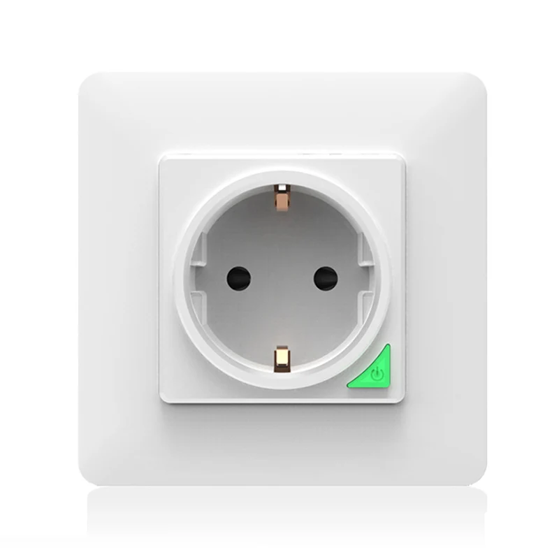 Pack de Pilas Wi-Fi Smart Power Socket EU France UK 16A Power Consumption Works Alexa Google Home Tuya Conectado Life