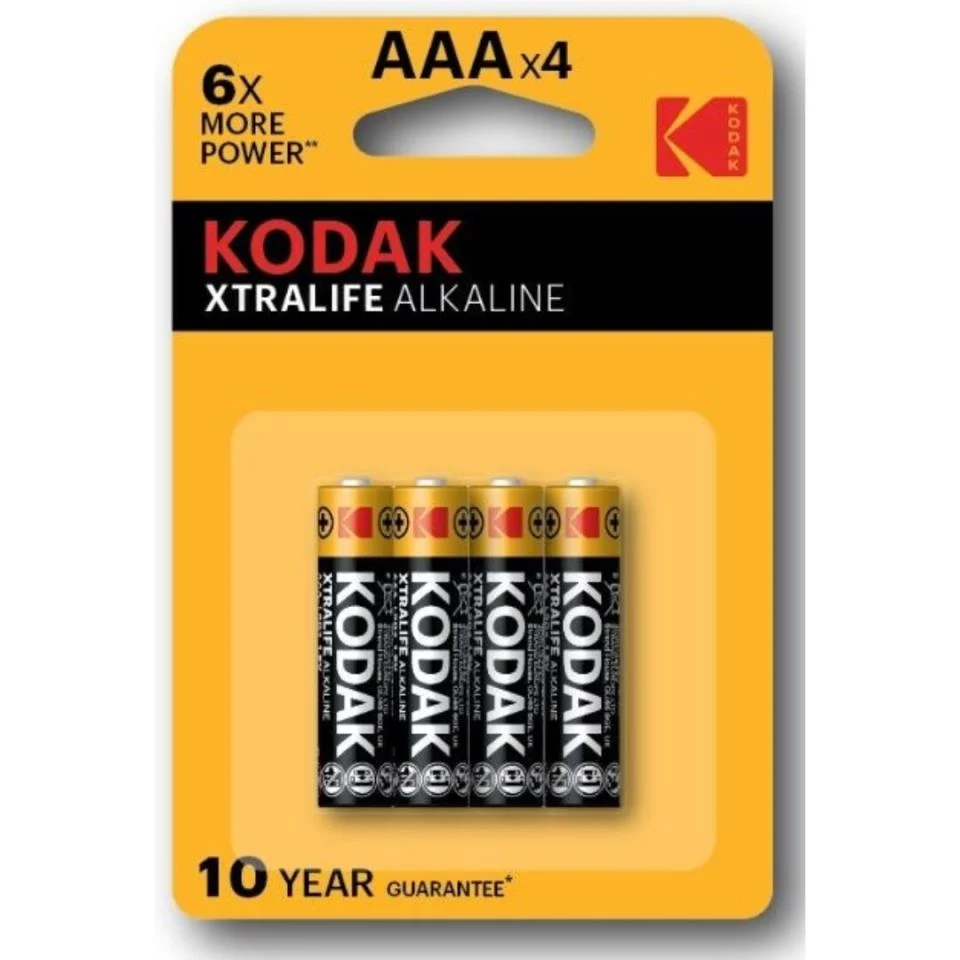 PILA AAA KODAK Xtralife de Baja Autodescarga