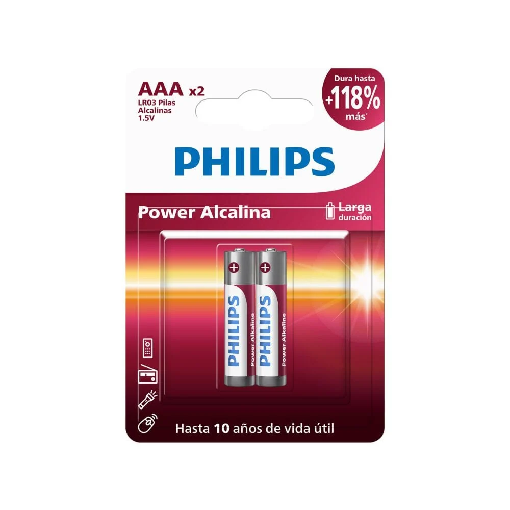 Pila Alcalina AAA Blister X2 | Envío Rápido