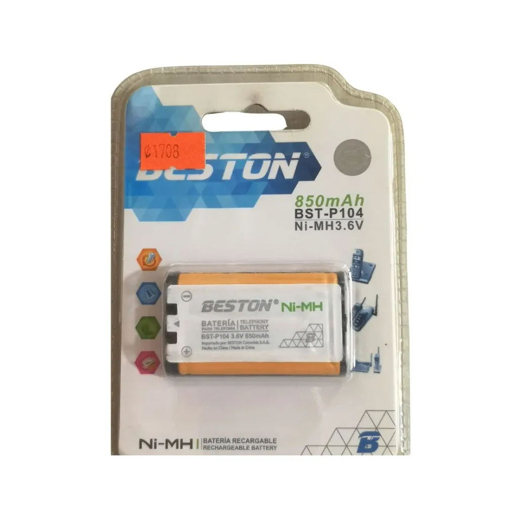 PILA TEL BSTP 104 3.6 VOL 850MAH AA con Certificación RoHS