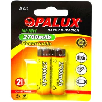 Pilas de Baterí PILA RECARGABLE AA 2700MAH "OPALUX"