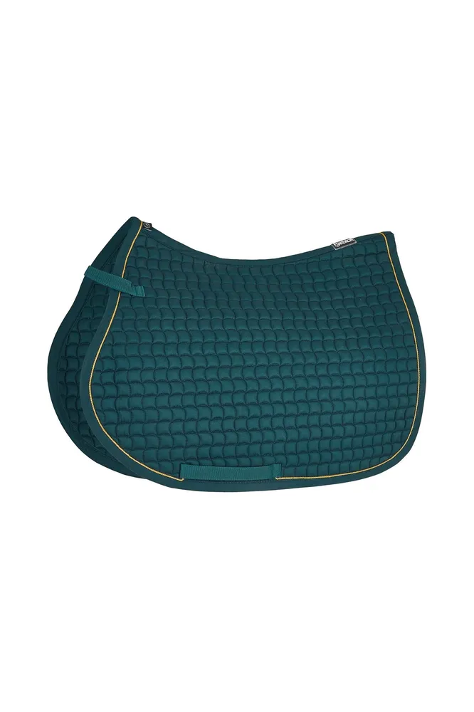 Cotton Gold All purpose Saddle Pad Forest Dark Green C