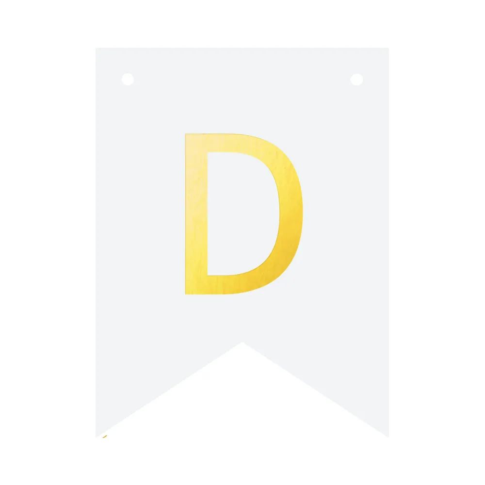 Banner de bricolaje 16 cm - la letra D. de Baja Autodescarga