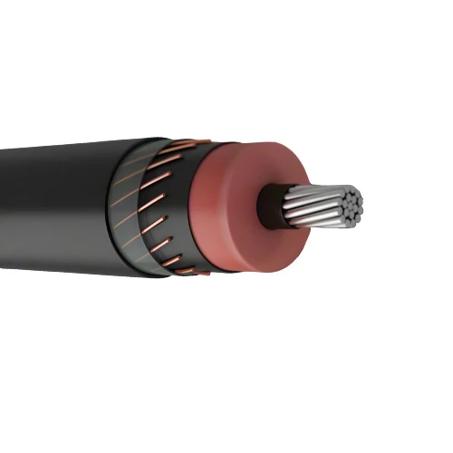 350 MCM 37 Str En aluminio Primary UD Cable 9 AWG Full Neutral EPR / PVC MV-90 100% 345 mil 35 kV