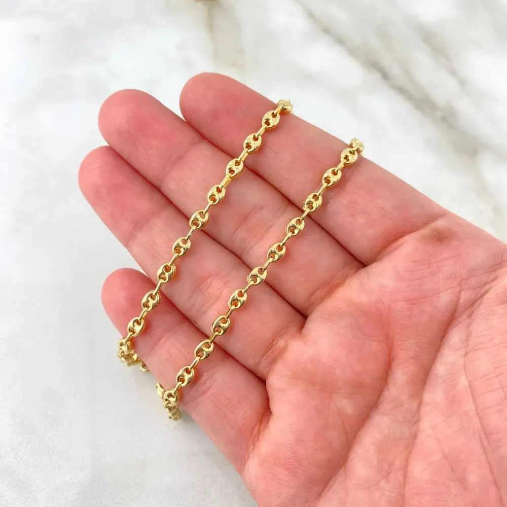 Cadena GC 7gr / 50cm / 3.9mm Oro Amarillo Listas para Usar