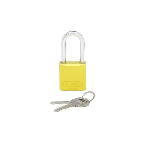 3 Inch Duradero Shackle Padlock Yellow PSL-7YL-LS
