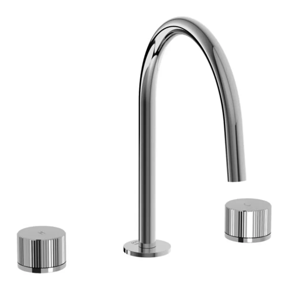 Alta Duración Baterí empotrada para lavabo de tres agujeros colección Jo Paffoni