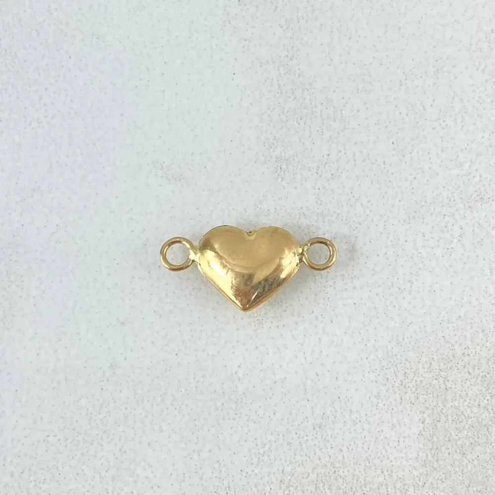 Alta Duración Herraje Corazón 0.35gr / 1.3cm / Troquelado Oro Amarillo