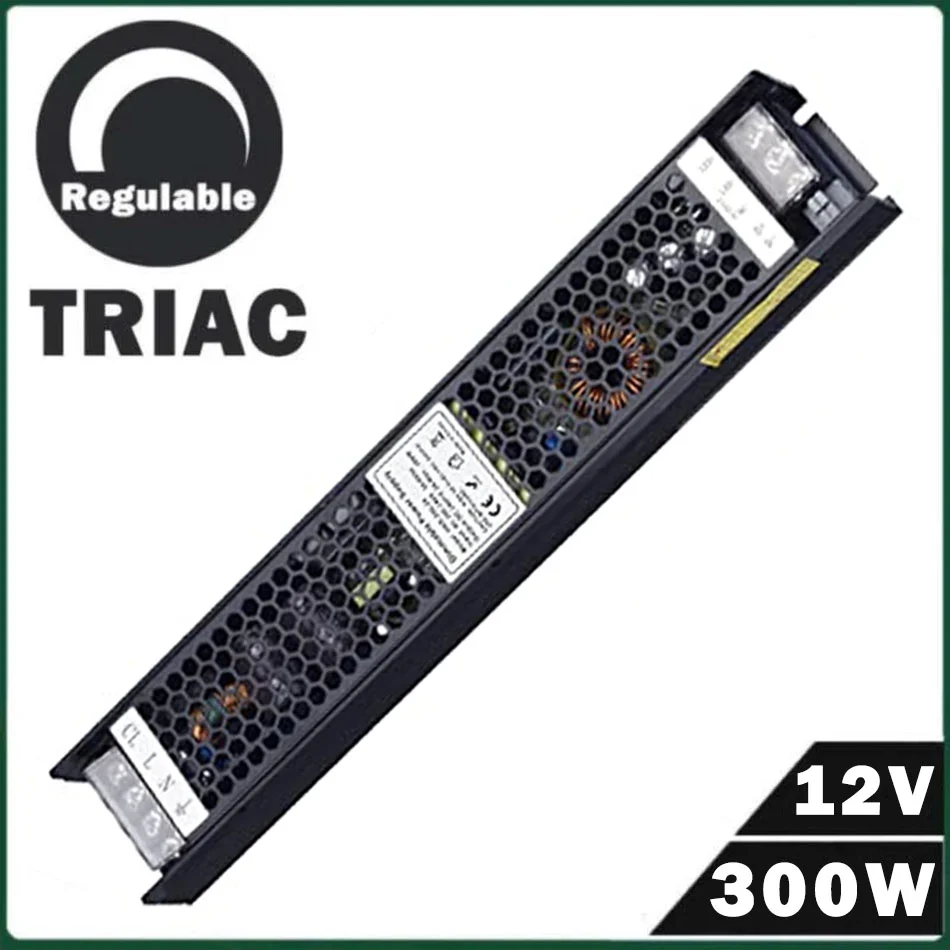 Fuente Alimentación LED Regulable TRIAC 12V 300W para Juguetes