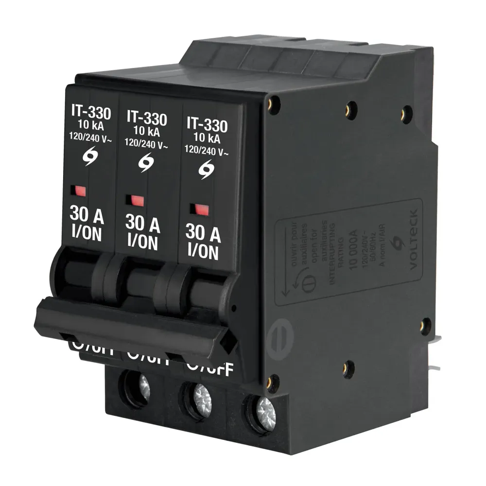 Interruptor termomagnético 3 polos 30 , volteck Resistentes Derrames