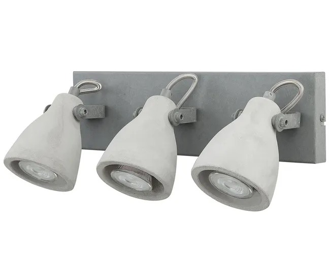 Lámpara de pared en hormigón gris preciso MISTAGO III con Tecnologí de Larga Duración
