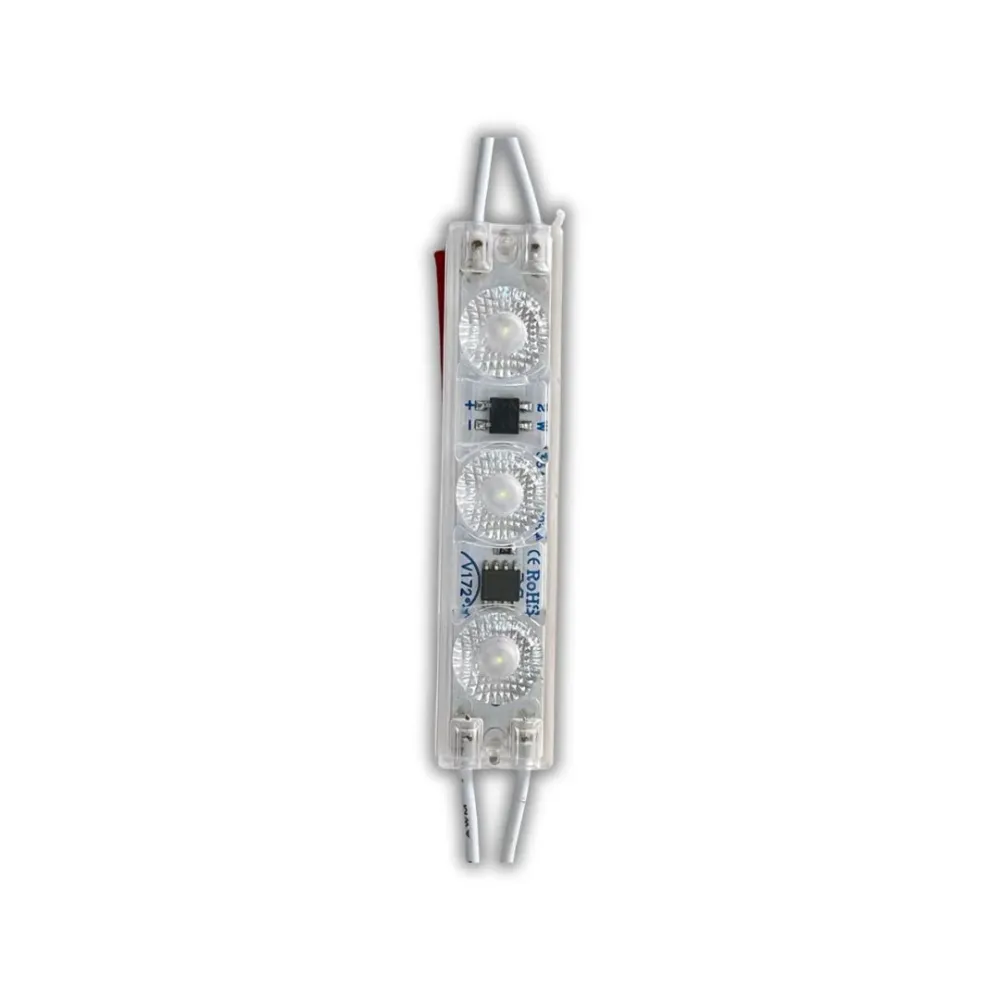 MODULO DE 3 LED AZUL 6500K 110V | Envío Rápido