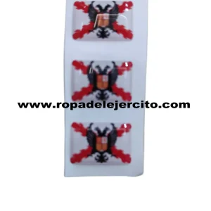 3 pegatinas abultadas pequeñas Borgoñ Aguila