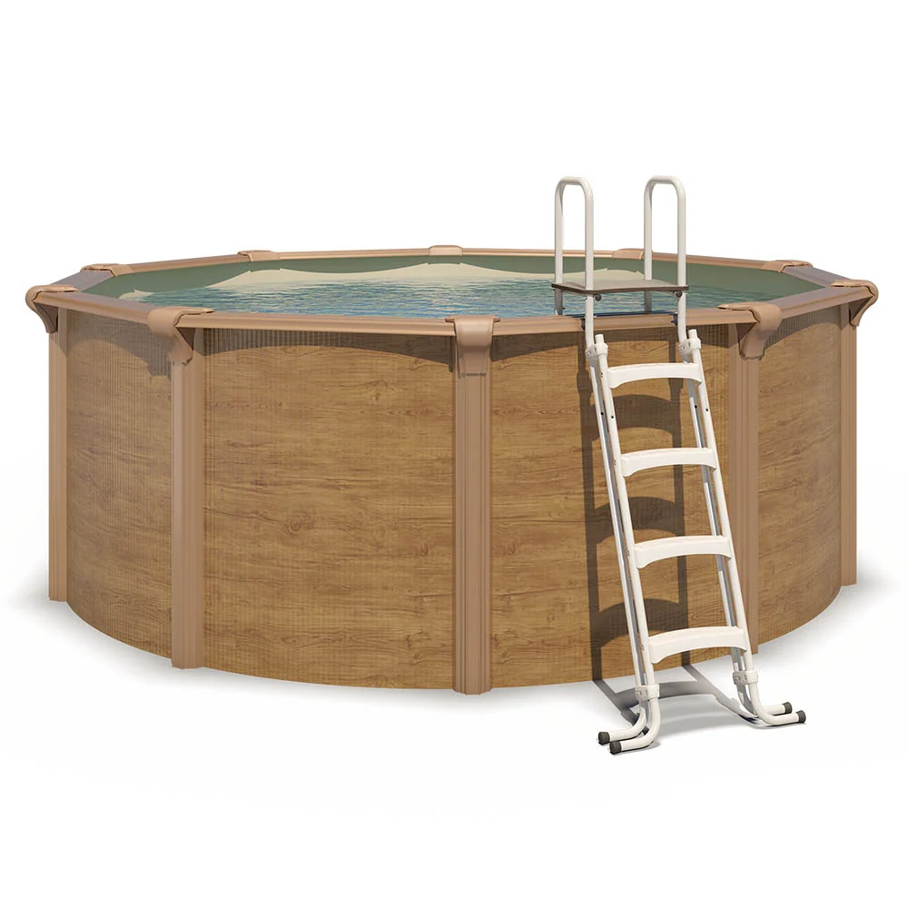 Pilas de Litio Piscina de acero elevada OSMOSE 395x132 con bomba de filtración