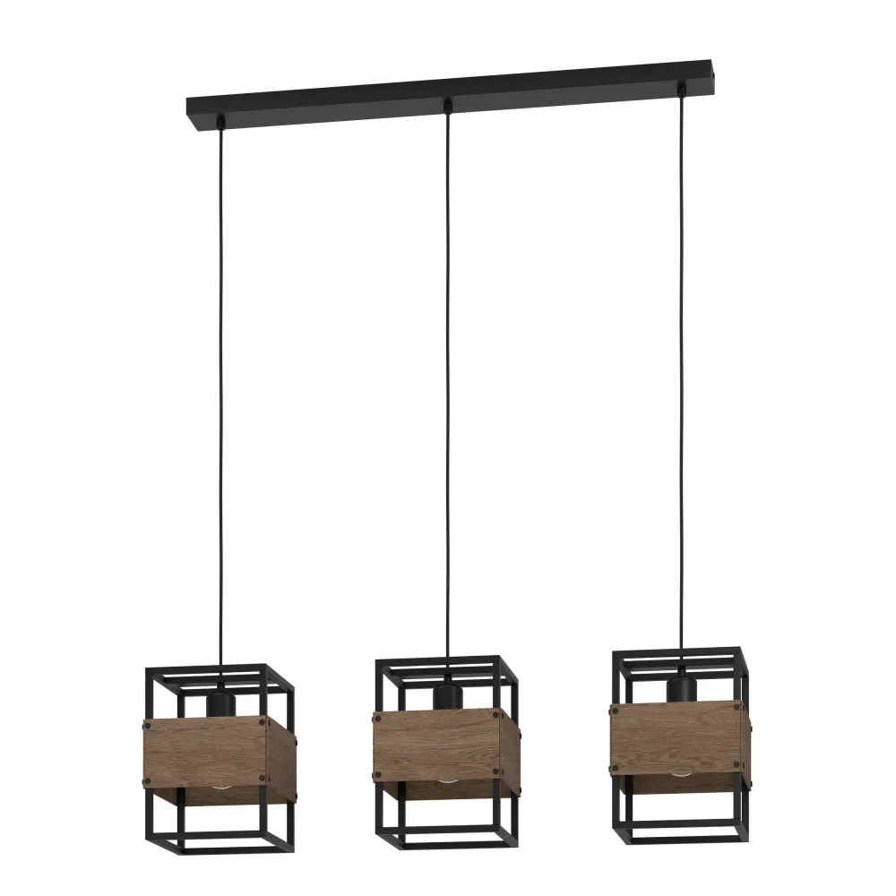 Recargables Premium Lampara colgante Eglo Evesham de 3 luces