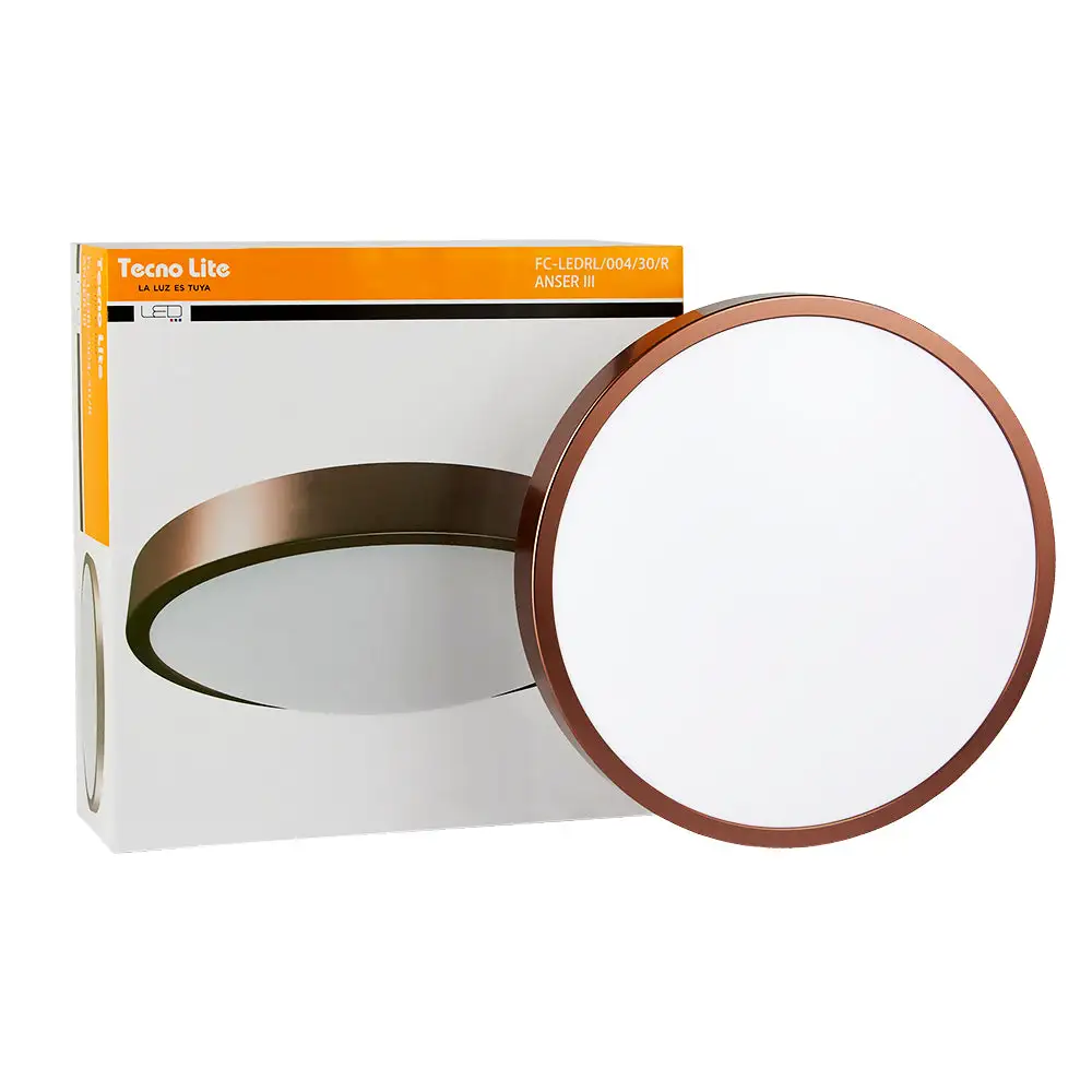 Recargables Premium Luminaria plafon anser iii - 16w - 3000k cobre rosado